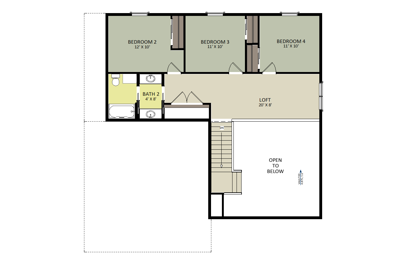 Avery Second Floor Floor Plan